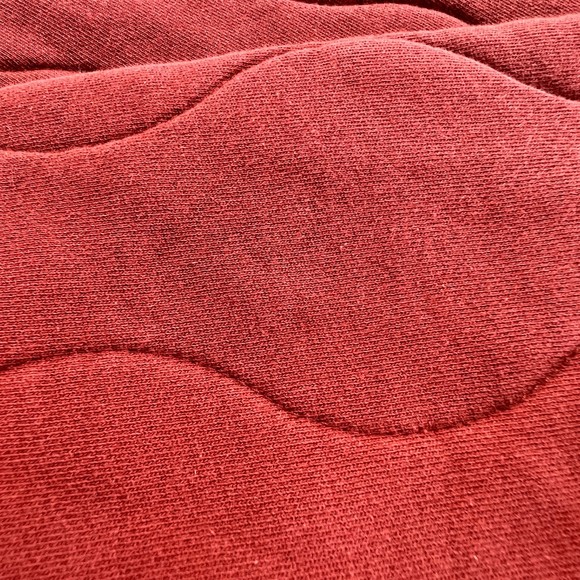 Fabletics Jacket‎ Womens 3X Orange Tedi Quilted Collar Full Zip Pockets Cotton - Picture 9 of 14